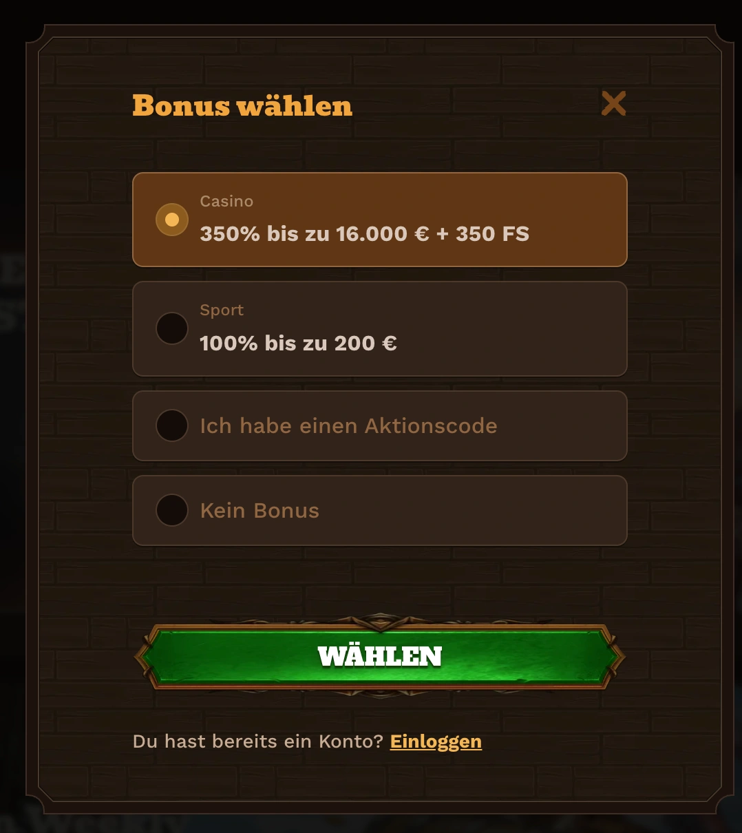 Fat Pirate Casino Registrierung und Login Bereich